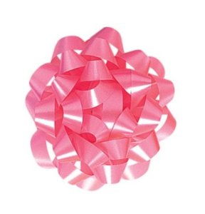 The Gift Wrap Company 12 Count Decorative Confetti Gift Bows, Medium, Pink