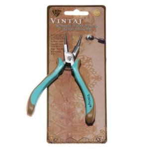 Vintaj Special Edition - Ergonomic Round Nose Pliers With Cutter
