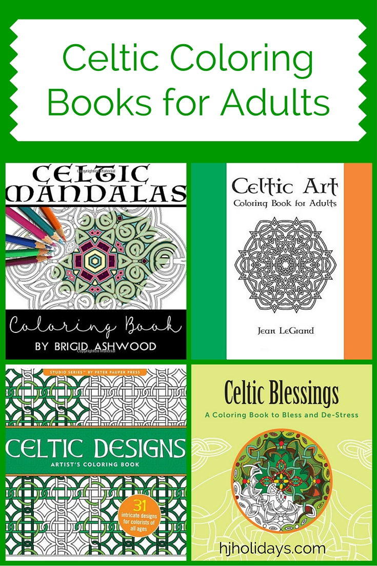 Celtic coloring books for adults
