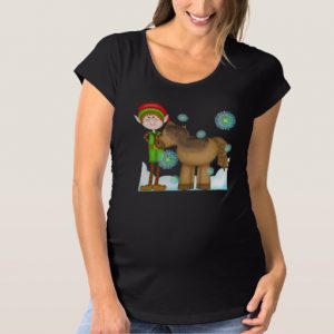 Attractive and Funny Maternity Shirts for Christmas
