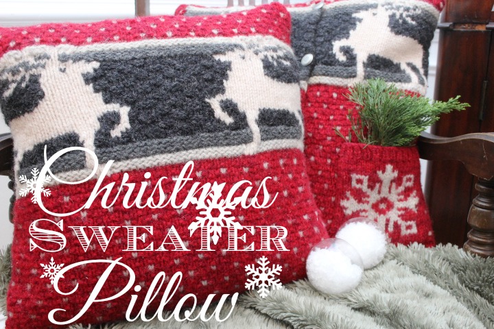 Christmas Sweater Pillow