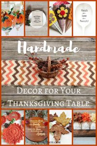 Handmade Decor for Your Thanksgiving Table