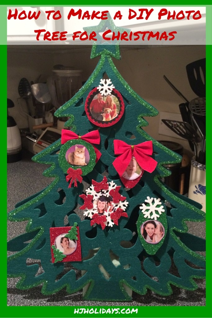 How to Make a DIY Photo Tree for Christmas