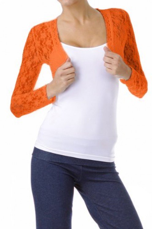 Lace Bolero Orange