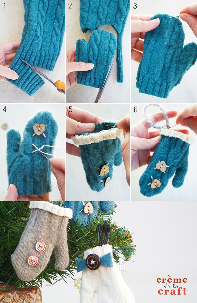 Mitten Christmas Ornaments