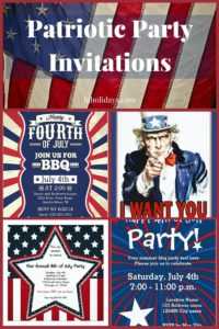 Patriotic Party Invitations