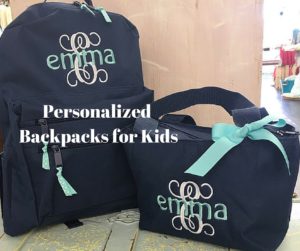 Personalized Backpacks for Kids