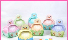 Printable Easter Favor Boxes and Tags