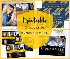 Printable Graduation Announcements