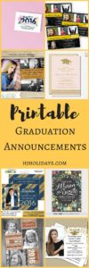Printable Graduation Announcements