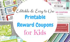 Editable and Easy-to-Use Printable Reward Coupons for Kids