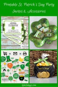 Printable St. Patricks Day Party Invites and Accessories