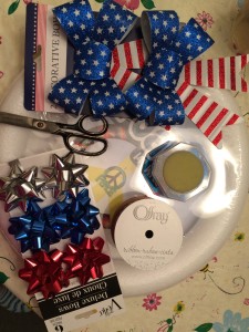 DIY Patriotic Wreath-STEP ONE