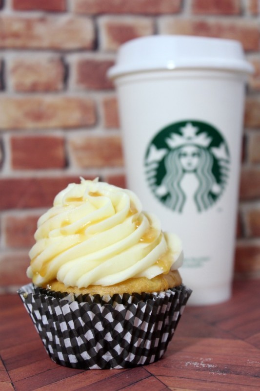 Salted Caramel Latte Cupcakes