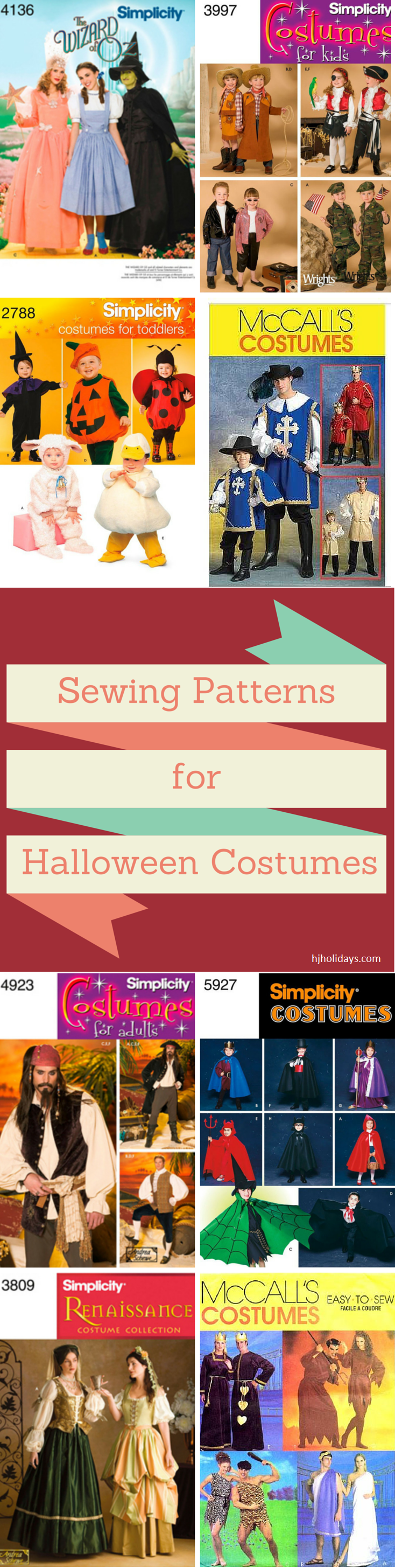 Sewing Patterns for Halloween Costumes