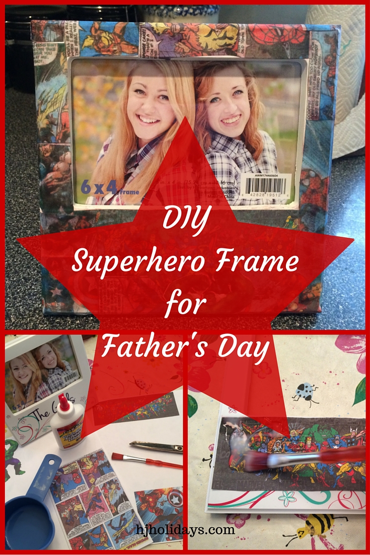 Superhero Frame for Fathers Day