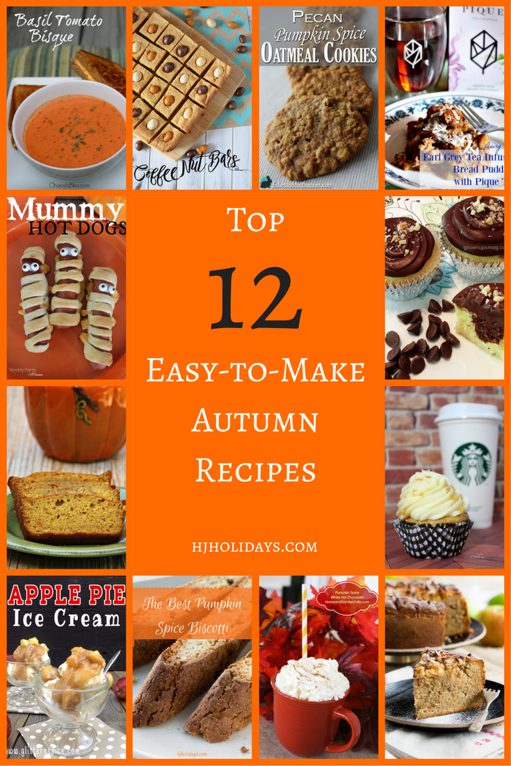 Top 12 Easy-to-Make Autumn Recipes