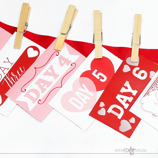 Valentine Countdown Envelopes