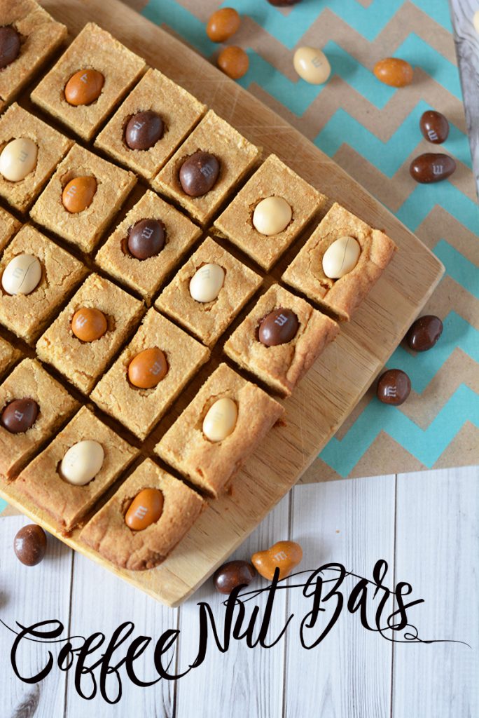 Coffee Nut Bars: Coffee M&Ms Dessert