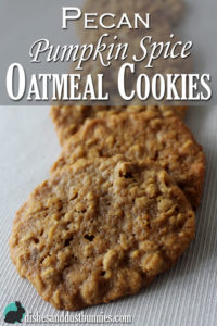 Pecan Pumpkin Spice Oatmeal Cookies