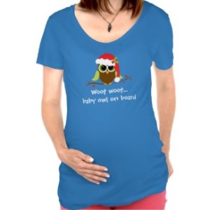 cute owl maternity shirts