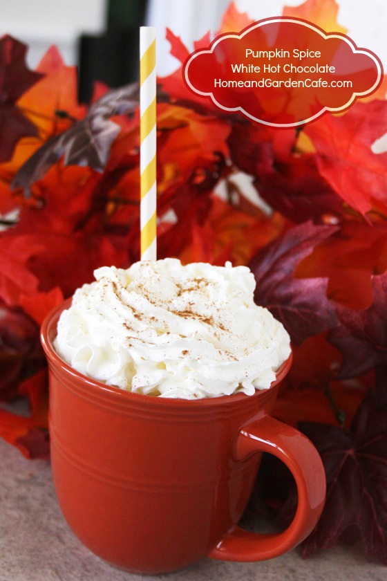 Pumpkin Spice White Hot Chocolate Recipe