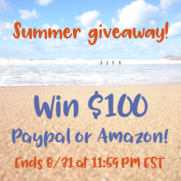 $100 Instagram Giveaway Ends Aug 31