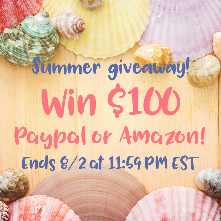 Summer Giveaway Ends 8/2/2017